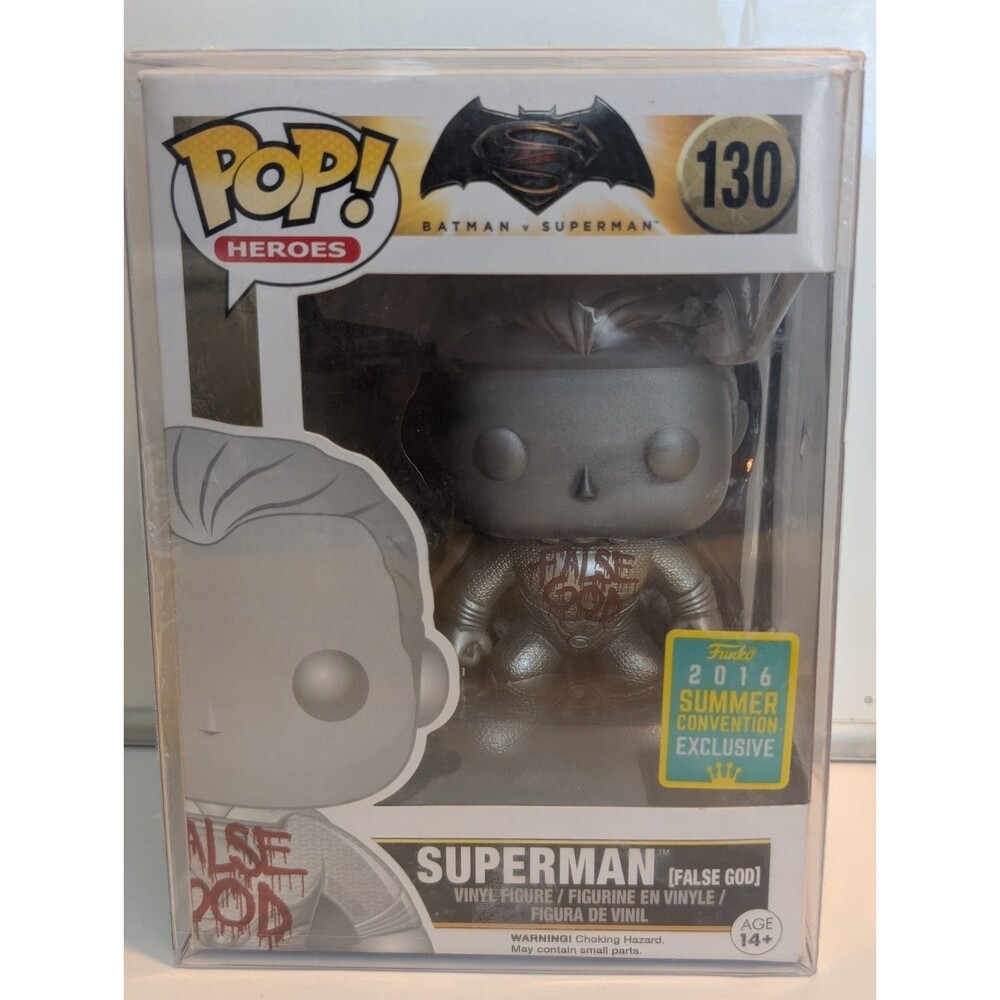 Funko Pop! Vinyl: DC Universe - Superman False God (Metallic) #130 Box Sleeve